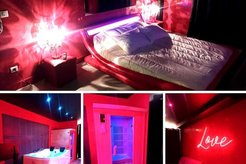 Appartement Balneo Et Sauna Prives The Red Room Mauguio Esterno foto