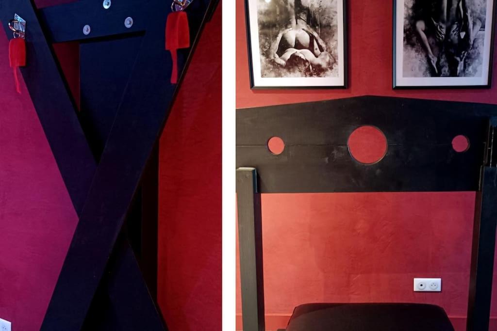 Appartement Balneo Et Sauna Prives The Red Room Mauguio Esterno foto